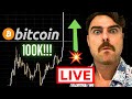 BITCOIN JUST GOT NUKED BEFORE $100K!!!!!!! 💥 (24 HR LIVE TRADING!!!!!!)