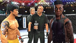 Bruce Lee vs. Warrior Mursi - EA sports UFC 4 - CPU vs CPU
