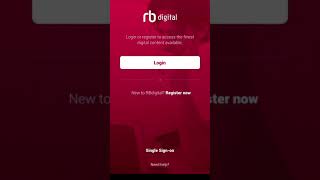 How to download and use the RBDigital app