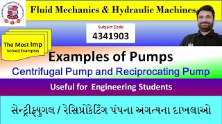 Most Imp | Solved Examples Centrifugal & Reciprocating Pump