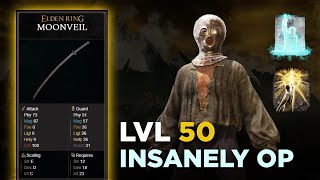 Elden Ring: Moonveil Early Game INSANE OP INT Build Level 50 - STEP BY STEP Build GUIDE UNCUT