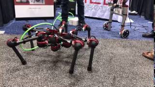 Automate 2017: Hebi Robotics' spider robot