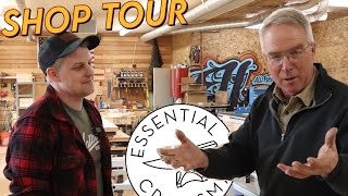 DREAM Woodworking Shop Tour & Full-Time Biz by Hallman Woodworks | Essential Shop Stories