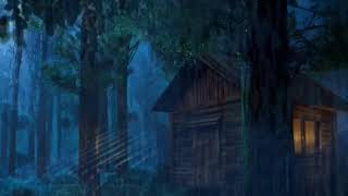 Hypnotize Sleep with Extremely Heavy Rain \u0026 Thunder Reverberating on a Tin Roof at an Old Farmhouse