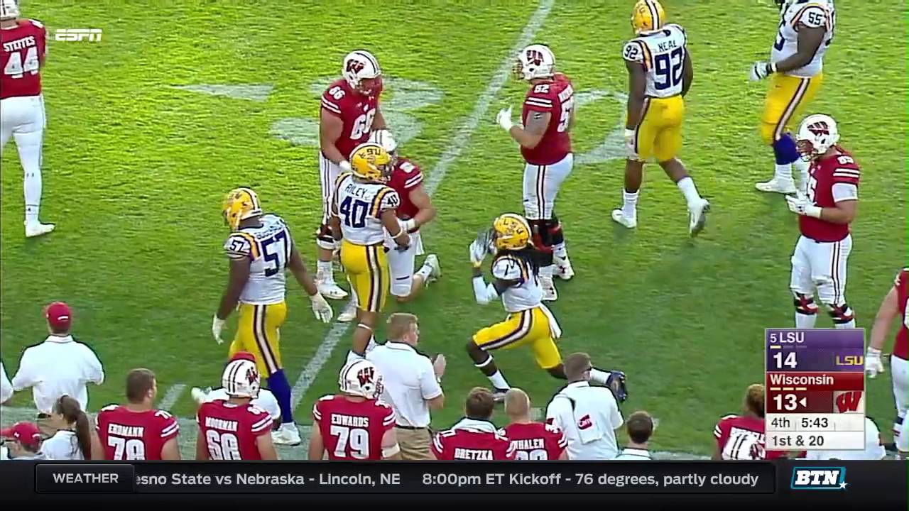 LSU Vs Wisconsin - Football Highlights - YouTube