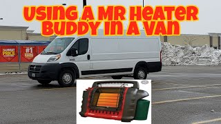 Using A Buddy Heater In A Van