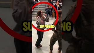 Soldier Surprises Sister in College Classroom