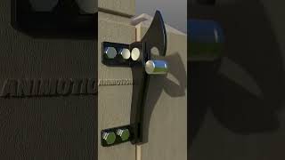 Axe Automatic Wooden Gate Latch Lock