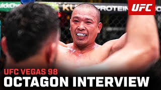 JunYong Park Octagon Interview | UFC Vegas 98