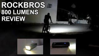 #6 Vlog - ROCKBROS 800 LUMENS | BIKE HEADLIGHT | REVIEW