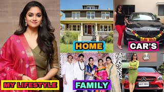 Keerthy Suresh LifeStyle & Biography 2021 || Family, Age, car's, Luxury House, Net Worth, Education