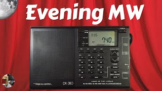 Realistic DX-380 Shortwave Radio Evening MW