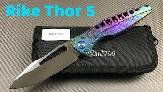 Rike Thor 5 Specter Integral Frame Lock Knife  Flanagan 🍀🍀 Works his magic  !