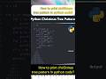 how to print chriStmas 🎄 tree in python code?#pythonprogram #patternmaking #using loop#python