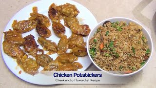 Chinese Chicken Potstickers cheekyricho Flavorchef video recipe episode 1,115