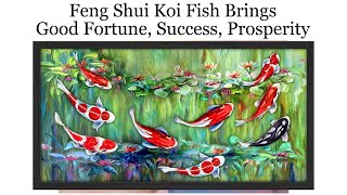Feng Shui Koi Fish brings Good Fortune,Success & Prosperity