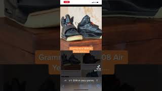 Grammy worn original air Yeezy sold for this much… #kicks #foryou #sneakers #viral #foryoupage