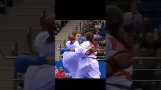 Girl fight scene - karate Female kumite #shorts #karate #wkf #female #fight #karatedo #girl