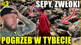 Niebiański pogrzeb - ciało zjadają SĘPY!!! Rytuał pogrzebowy w TYBECIE [4K]