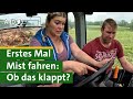 Mit Traktor und Miststreuer: Bäuerin Nina fährt Mist aus - Hofgeschichten #12 | Unser Land | BR