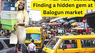 I never expected this luxury at the popular Balogun market!! Lagos vlog