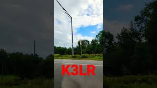 passing the contest station K3LR near the PA/OH border I-80 #ham #antenna #hamradiooperator #DX