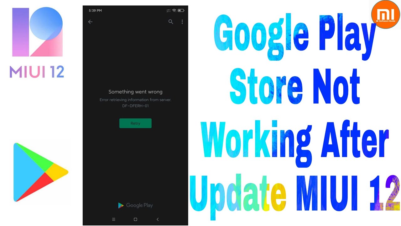 How To Fix Xiaomi Google Play Store MIUI 12 System Update Google Play ...