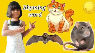 Rhyming Words | Rhyming Words For Kids | Pre School 