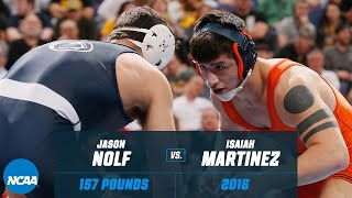 Isaiah Martinez vs. Jason Nolf: 2016 NCAA title (157 lbs.)