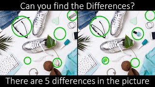 spot the difference - There are 5 differences in each picture puzzle