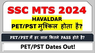 SSC MTS 2024 PET/PST Dates Out - Easy or Hard