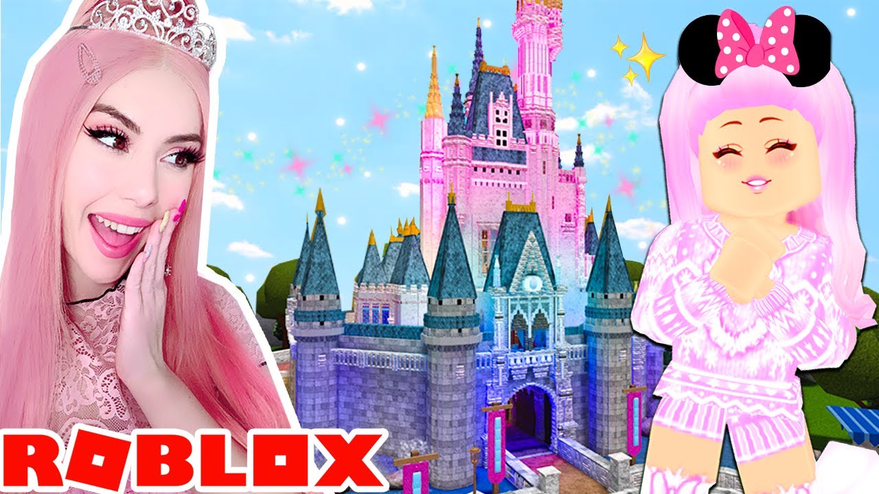 I Went To DISNEYLAND In Roblox... Roblox Bloxburg Disney Build - YouTube