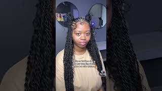 Creative fulani braids hairstyle