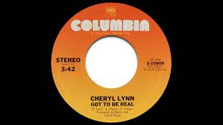 Cheryl Lynn - Got To Be Real (Single Version)