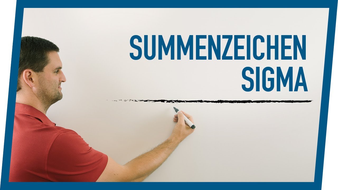 Summenzeichen Sigma | Mathe By Daniel Jung - YouTube