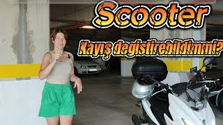 125 cc Çin malı scooter kayış varyatör baga değiştirmeye çalıştım