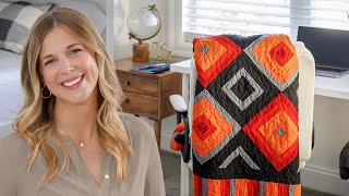 How To Make Gideon's Graduation Quilt - Free Quilting Tutorial