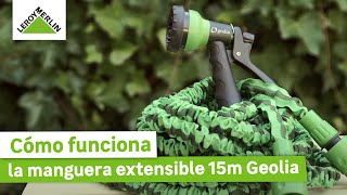 Cómo funciona la manguera extensible Geolia | LEROY MERLIN