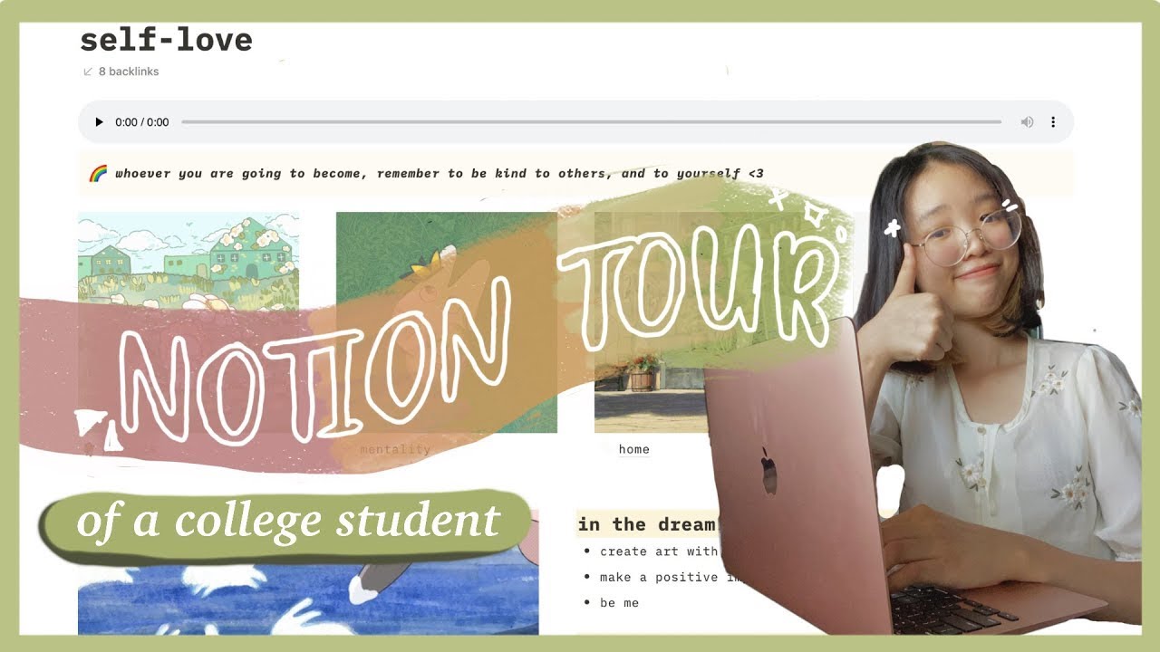 How I Organize My Life As A College Student / Notion Tour + Free ...