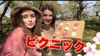 日本でピクニックをするウクライナの女性たち💕