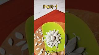 How to make daisy/ Sunflower with clay🌼Supereasy tutorial 🌻#trending #viral #shorts #clay #sunflower