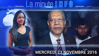 LaMinuteInfo: Ramgoolam parle de vendetta politique