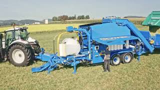 Corn baler: The Göweil LT-Master F115 combined baler and wrapper has been improved.