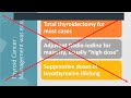 Adjuvant therapies in DTC Nick Reed &Management of unresectable/metastatic thyroid cancer Omar Hilmi