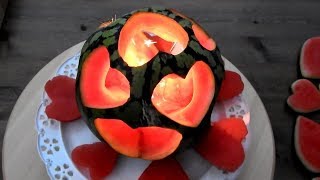 DIY Watermelon Heart | Watermelon Carving | Fruit & Vegetable Carving Lessons