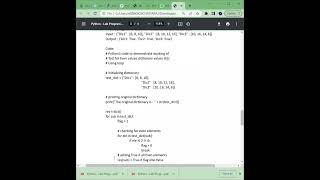 Python code explanation I Recursive insertion sort I Scalar matrix multiplication I Dictionary