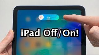 How to Turn Off \u0026 Restart iPad 10th Gen (Or Any iPad)