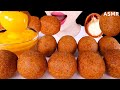 ASMR CHEESE BALLS, CHEESE SAUCE 달콤바삭 크림 치즈볼, 치즈소스 EATING SOUNDS MUKBANG 먹방