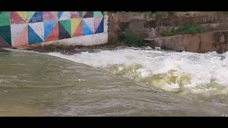 Siddipet Mini Tank Bund Full Water Flow Komati Cheruvu