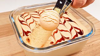 😀This Can't Be! Delicious Caramel Ice Cream in 5 Minutes!